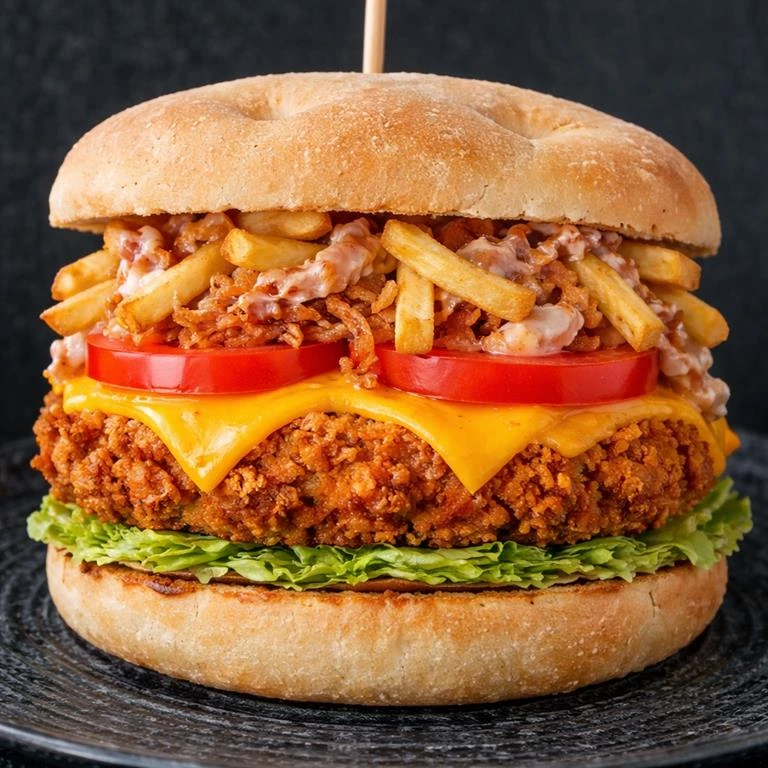 Menù completo con hamburger e panini gourmet da Charlie Burger a Como
